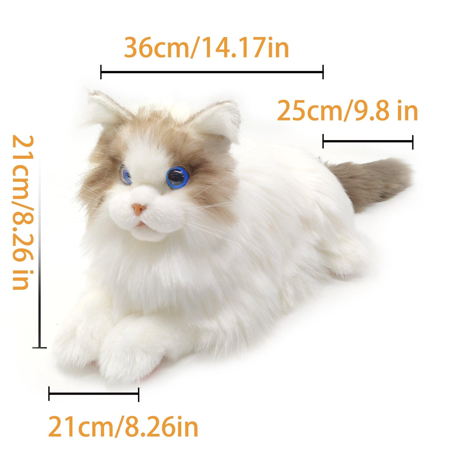 metaCat 2023 upgrade Interactive Companion Pets Robot Cat Realistic Stuffed Animals Cat Plush metaCat 2.0