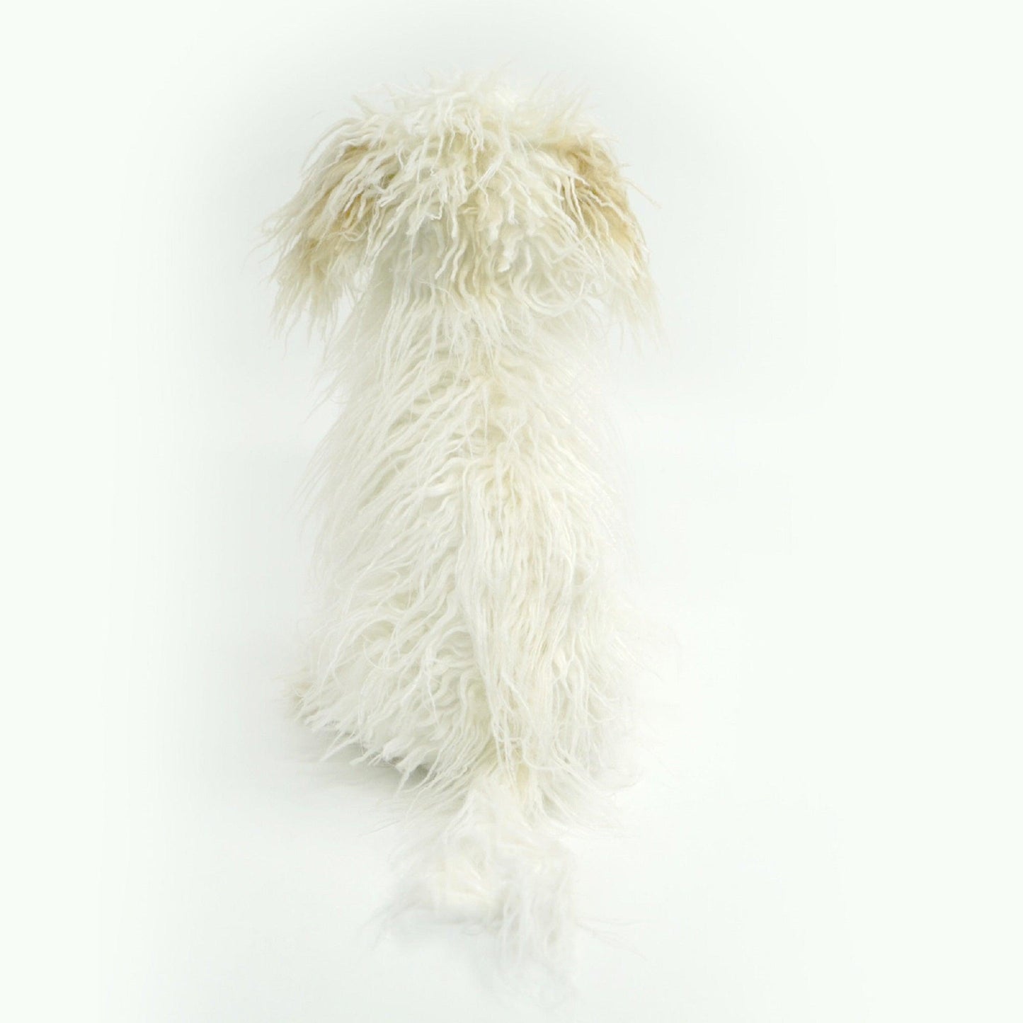 No.3 White Stuffed Dog