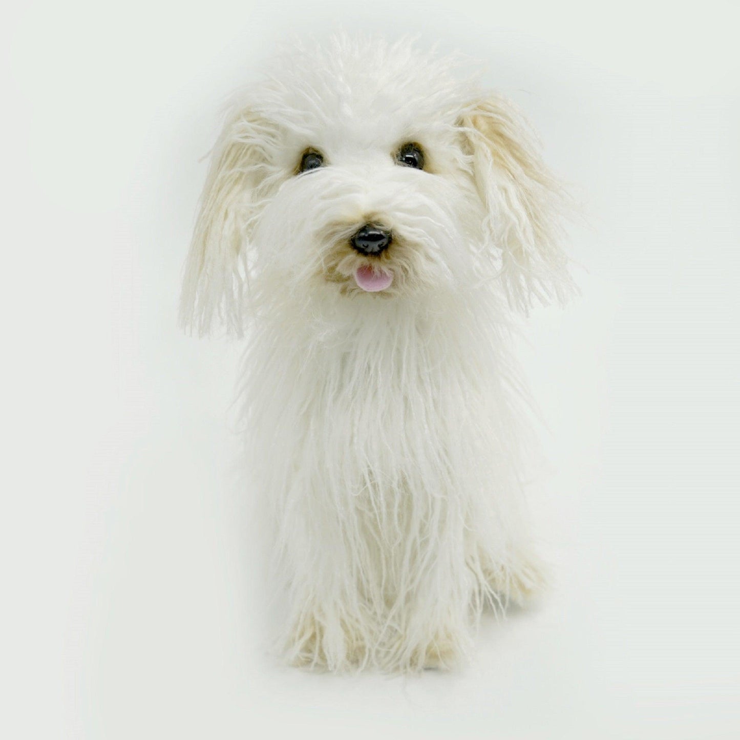 No.3 White Stuffed Dog - Chongker