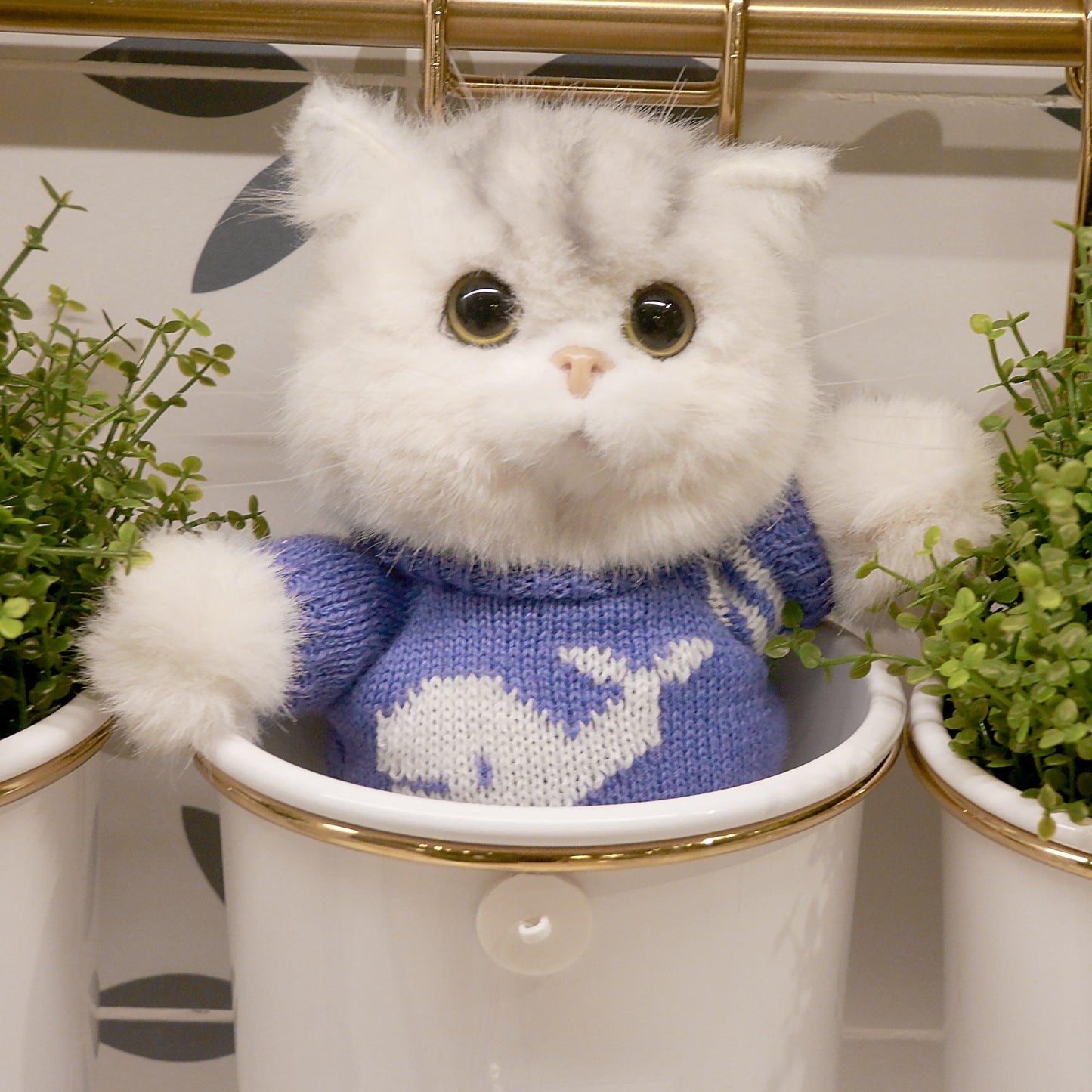 Ben Jr. Chongker Mini British Shorthair Cat Doll Handmade Realistic Cute Plushies - Chongker