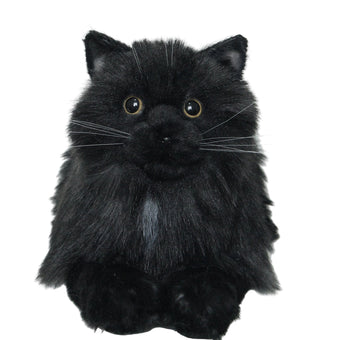 compare product Vollständig Schwarze Katze Langhaar-Handgefertigt Lebensgroßer Begleiter & Haustier-Gedenkstück