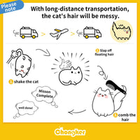 Tracy Chongker Handmade 3LB Weighted Plush Cat for hug - Chongker